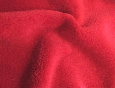 červený coral fleece